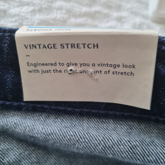 Universal Thread Vintage Midi Shorts Dark Blue Size 6 - Picture 3 of 6